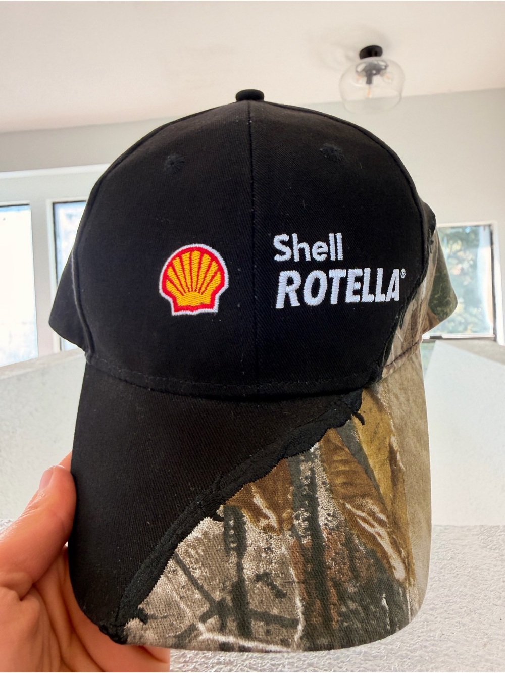 Shell Rotella Black & Camo Baseball Cap